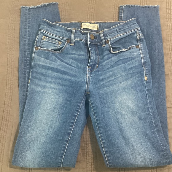 Madewell Denim - Madewell Skinny Jeans Cut Off Hem